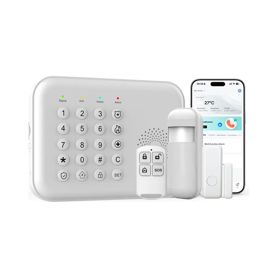 Kit de alarma domiciliaria WiFi + GSM